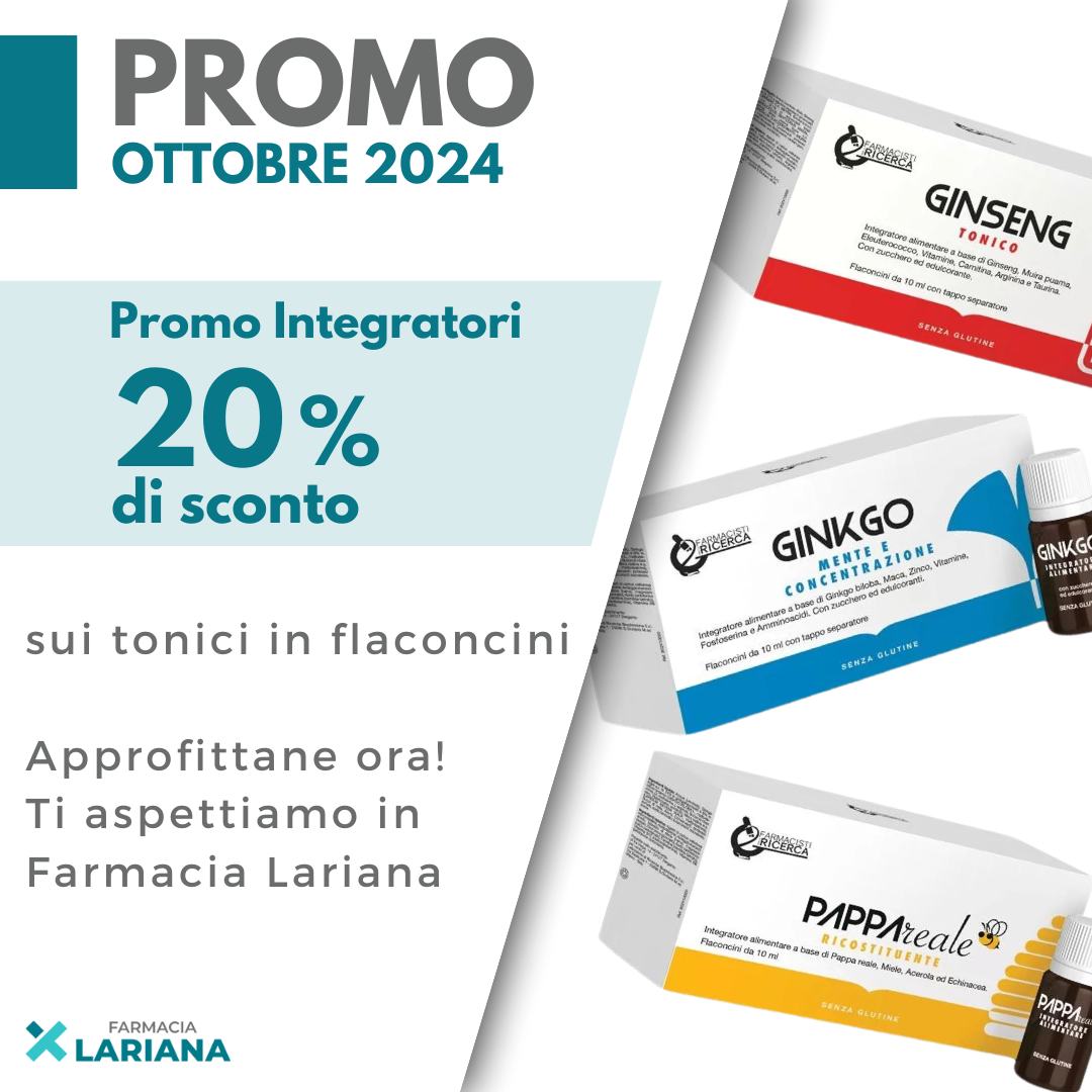 ottobre 2024 integratori farmacia lariana