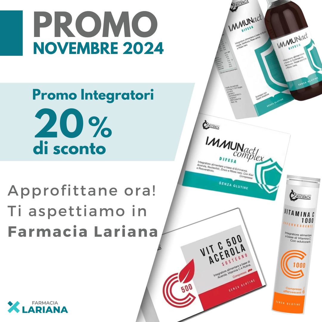 novembre 2024 integratori farmacia lariana